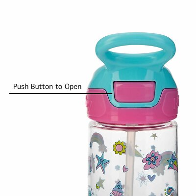 Nuby Push Button Flip-It Soft Spout Tritan Water Bottle