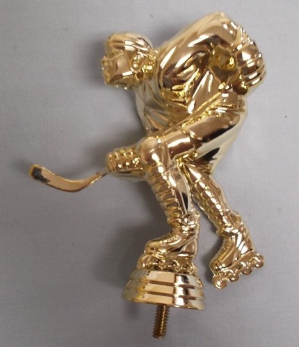 lot of 5 male in line roller hockey trophy parts 5" tall by PDU 598G lot of 5 male in line roller hockey trophy parts 5" tall by PDU 598G