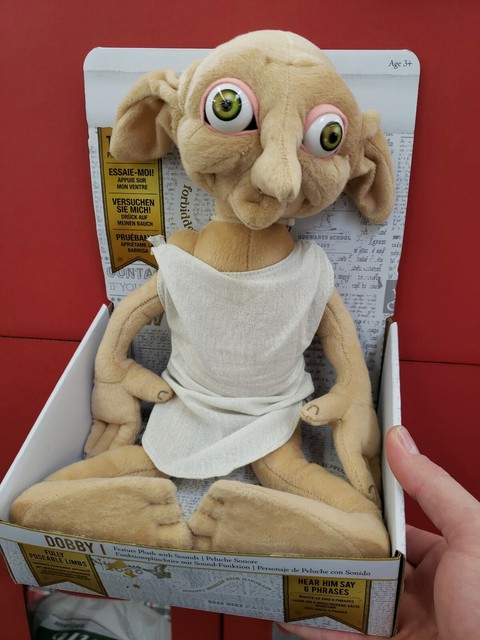 Harry Potter Collection Hedwig Dobby Feature Plush With Sounds for sale online | eBay