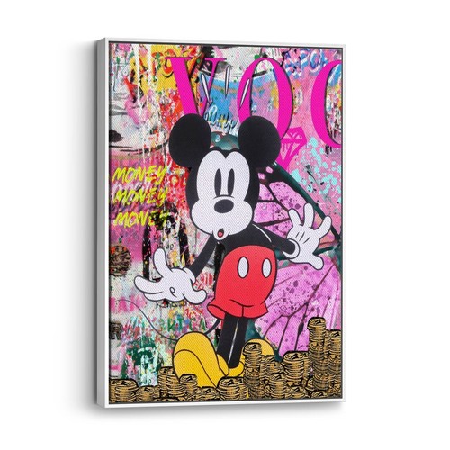✅LEINWANDBILD LUXUS DEKO WANDKUNST MICKEY MOUSE POP ART STREETART DESIGN PREMIUM - Bild 10 von 22
