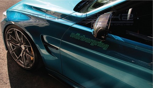 Nurburgring Decal sticker decal Racing BMW Porsche Mercedes Euro Wrap 12" Pair - Bild 3 von 11