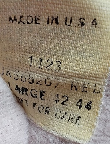 Hartwell Mens Jacket Coat Size L Large 42/44 Safety Award 1989 McCrory Stores - Picture 15 of 24