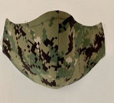 Fabric Face Mask Cotton Reusable Washable Adult Unisex ( Color US Navy)