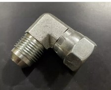 6500-04-04  1/4" Male JIC X 1/4" Female JIC 90 DEGREE ELBOW FITTING