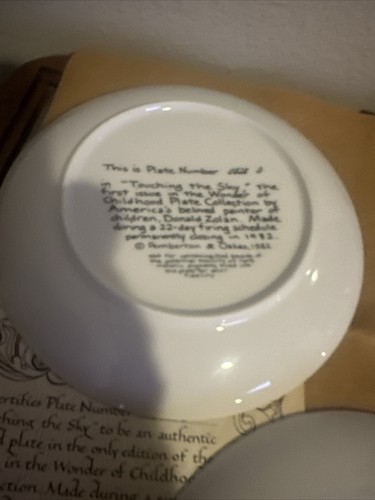 LOT OF 3 8.5" PLATES Michaels Maricle-LITTLE JACK HORNER-touching The Sky Reco - Picture 7 of 7