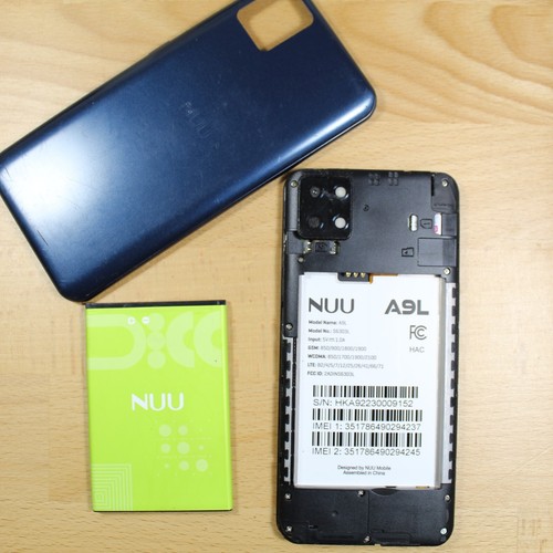 NUU A9L S603L Blue Smartphone For Parts #254 - Picture 3 of 3