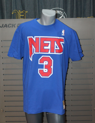 Mitchell und Ness NBA Name & Number New York Nets #3 Drazen Petrovic neu blau