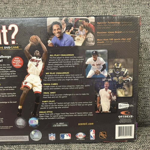 Scene It Powered ESPN Sports Edition NFL NBA MLB NHL The DVD Board Mattel Games - Picture 9 of 16