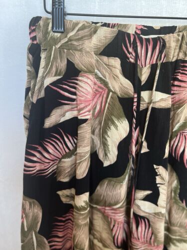 Billabong Wide Leg Pallazzo Pants Womens Tropical Beach Resort Vaca Boho Size M - Picture 3 of 18