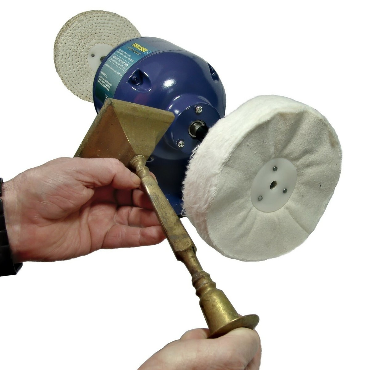 Bench Grinder Metal Polishing Kit 6 x 1 Wheels Aluminium Alloy