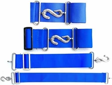 APRON BELT EXTENDER EXTENSION FOR MASONIC APRONS BLUE/SILVER