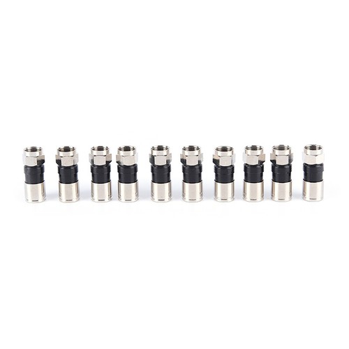 10X RG6 F Type Compression 2.7cm high quality Snap Seal Plug Connector H TwJCJO - Picture 7 of 9