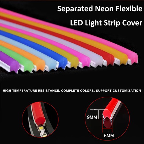 6mm Separate Silicone Neon Flex Bendable DIY Sign 12V S Shape Led Strip Light - Picture 2 of 36