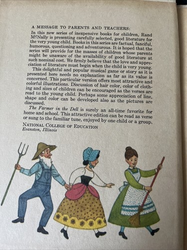 Vintage 1967 Kinderbuch Der Bauer in der Dell Rand McNally Storytime Lesen - Bild 3 von 4