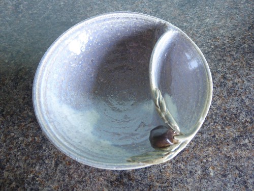 Studio Pottery - Olive Dish / Bowl - Pretty Design - Bild 4 von 8