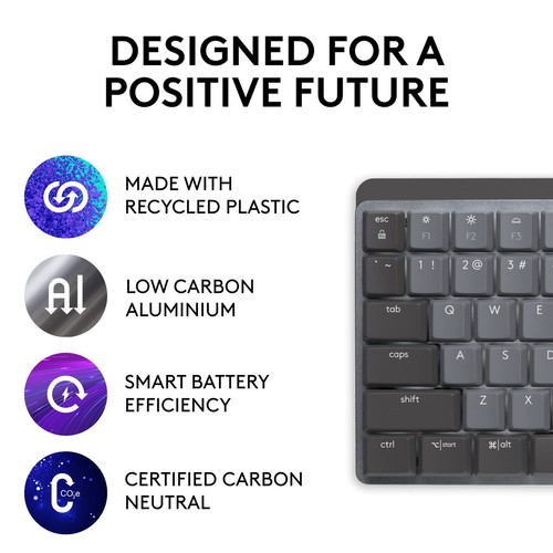 MX Mechanical Wireless Illuminated Performance Keyboard, Tactile Quiet Switches, - Picture 10 of 13