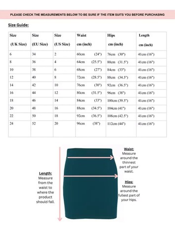 Women's Ladies Plain Stretch Bodycon Short Mini Office Pencil Skirt Sizes 6-24 - Picture 43 of 47