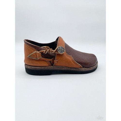 Renaissance Fair Shoes. Coin Button. Handmade. Unisex. Mens 8.5-9 - Bild 2 von 16