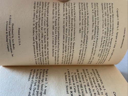 CONAN THE FREEBOOTER by Robert E Howard & de Camp, 1968  # 3 - Bild 7 von 7