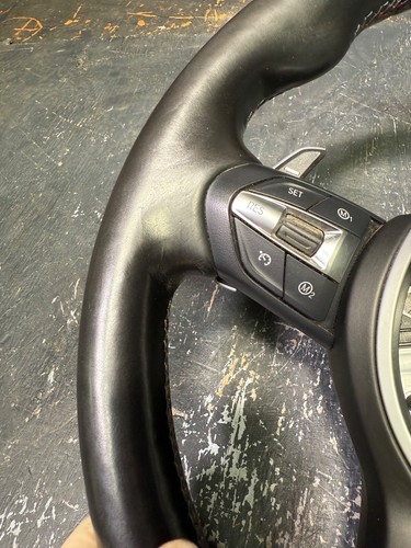 14-19 BMW F85 F86 X5M X6M HEATED STEERING WHEEL w/ PADDLE SHIFTER & VIBRATING - Picture 2 of 15