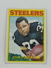 1972 Topps John Fuqua Steelers  NFL Vintage Football