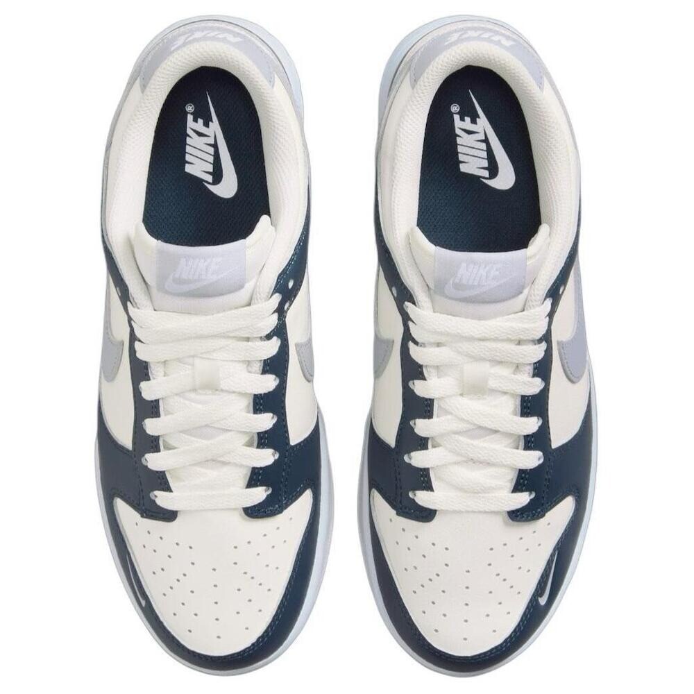 Size 9.5 - Nike Dunk Low Sail Armory Navy W for sale online