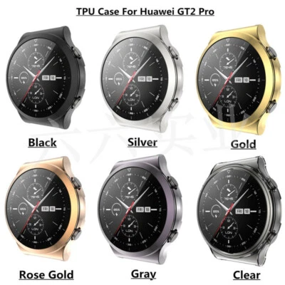For Huawei Watch GT 2 Pro Protective Bumper Case Screen Protector TPU Full Cover