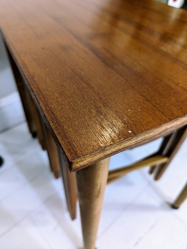 Poul Hundevad Teak Tables Coffee Tables 3 Slot into 1 FREE POSTAGE - Picture 8 of 24