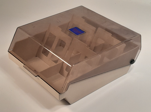 3,5" Dual Diskette Kunststoff Aufbewahrungsbox Etui Halter Organisieren Hält 100