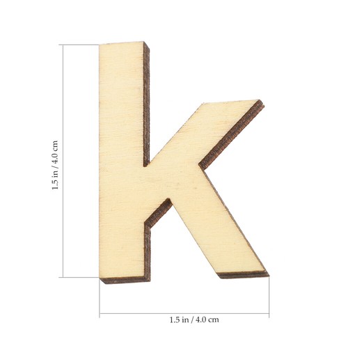 124 Pcs Alphanumeric Ornament Block Letters for Decor Initials Numbers Decors - Picture 9 of 12