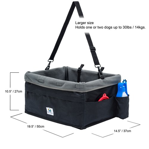 Extra Large dog car seat (XL) - holds 1 or 2 dogs weighing up to 14kgs - Picture 26 of 36