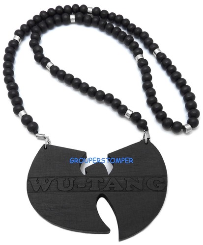 Nuevo Collar WU-TANG Buen Estilo de Madera Colgante con Cadena de Cuentas de Madera - Imagen 14 de 21