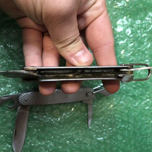 Vintage Kingston 4 Blade Pocket Knife Military + Titan Extra - Picture 9 of 14