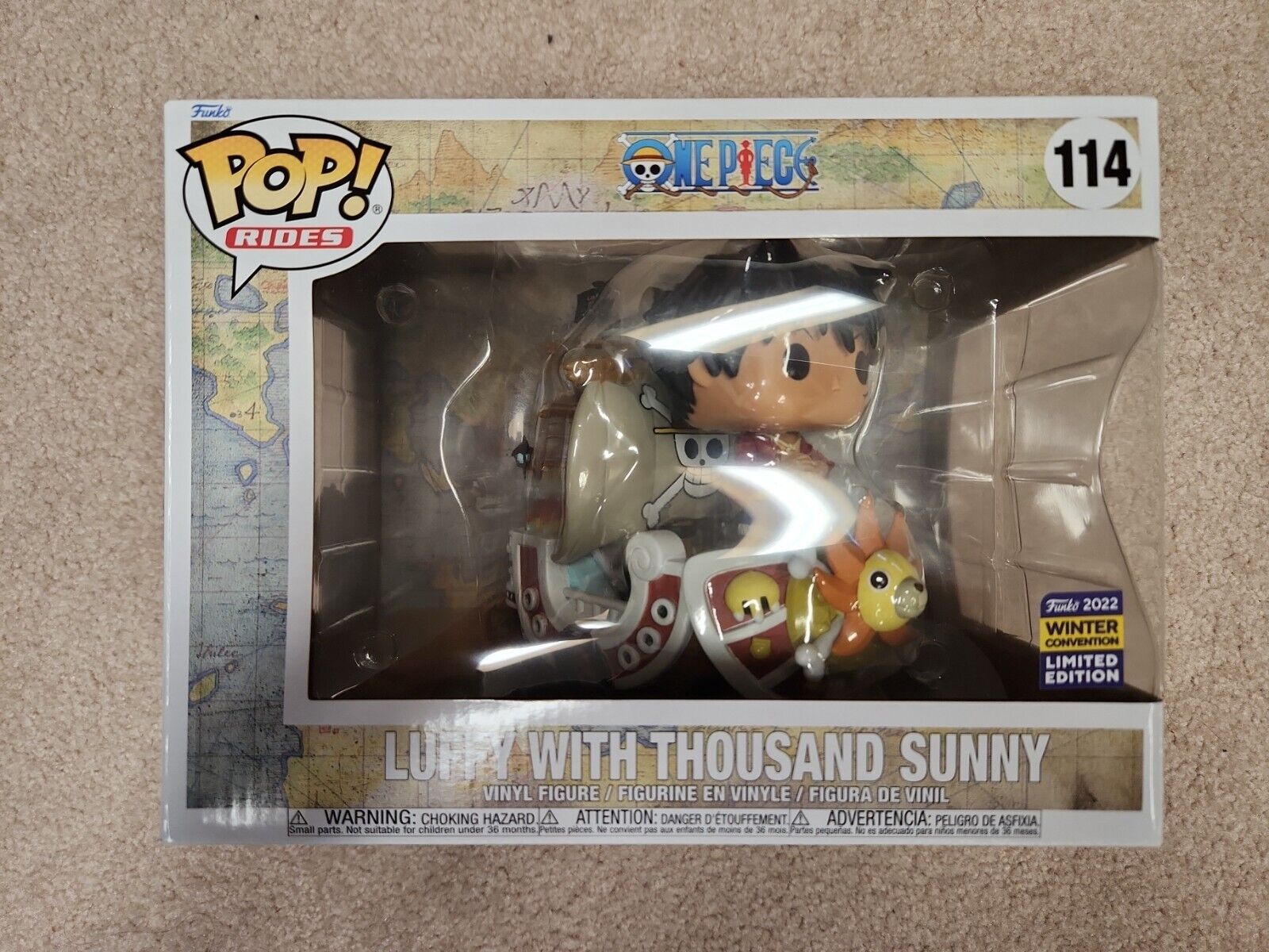 Funko Luffy with Thousand Sunny 114 Rides Excl Pop One Piece(DRM220804)