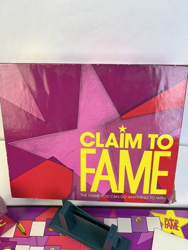 Parker Brothers Claim To Fame Board Game Party 4 Plus Players Team Celebrities - Picture 6 of 8