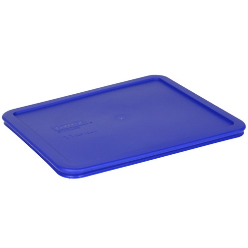 Pyrex 7212-PC 11 Cup Cadet Blue Plastic Replacement Lid Cover 6PK for Glass Dish - Picture 2 of 2