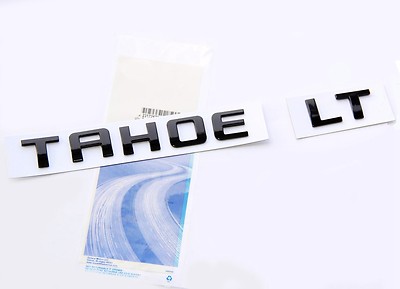 Red OEM TAHOE LT Emblem Badge Nameplate Letter for GM Chevrolet NEW n WU