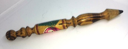 Pencil Gift Novelty Giant Wooden Traditionally Hand Painted 7" Decor Souvenir  - Picture 7 of 10