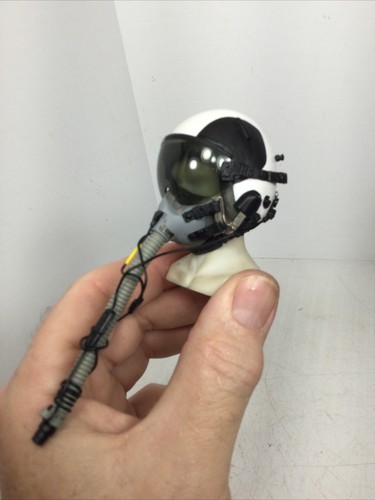 1/6 BBI MODERN FIGHTER PILOT FLIGHT HELMET F15 F14 F18 F16 F122 F117 DRAGON DID - Picture 7 of 8