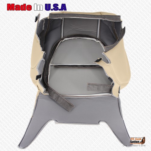 For 1995 1996 1997 Lexus SC300 SC400 Driver Side Bottom & Top Leather Cover Tan - Picture 3 of 5