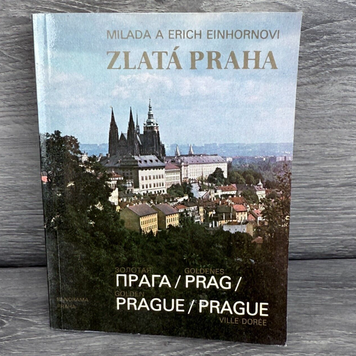 Zlata Praha Prague Travel Guide PB Book 1989 by Milada a Erich Einhornovi Info
