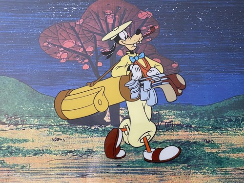 The Walt Disney Company "How to Play Golf" Goofy Limited Edition Serigraph Cel - Picture 3 of 5