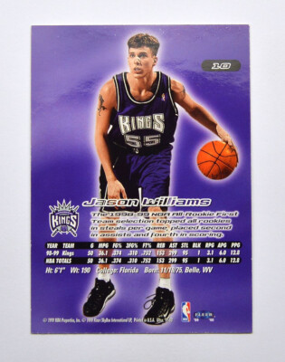 スポーツ選手 FLEER THE GAME JASON WILLIAMS 1999-00 Ultra #10 Jason Williams | eBay