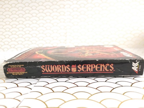Swords and Serpents (Nintendo Entertainment System, 1990) NES. CIB Tested - Picture 15 of 19