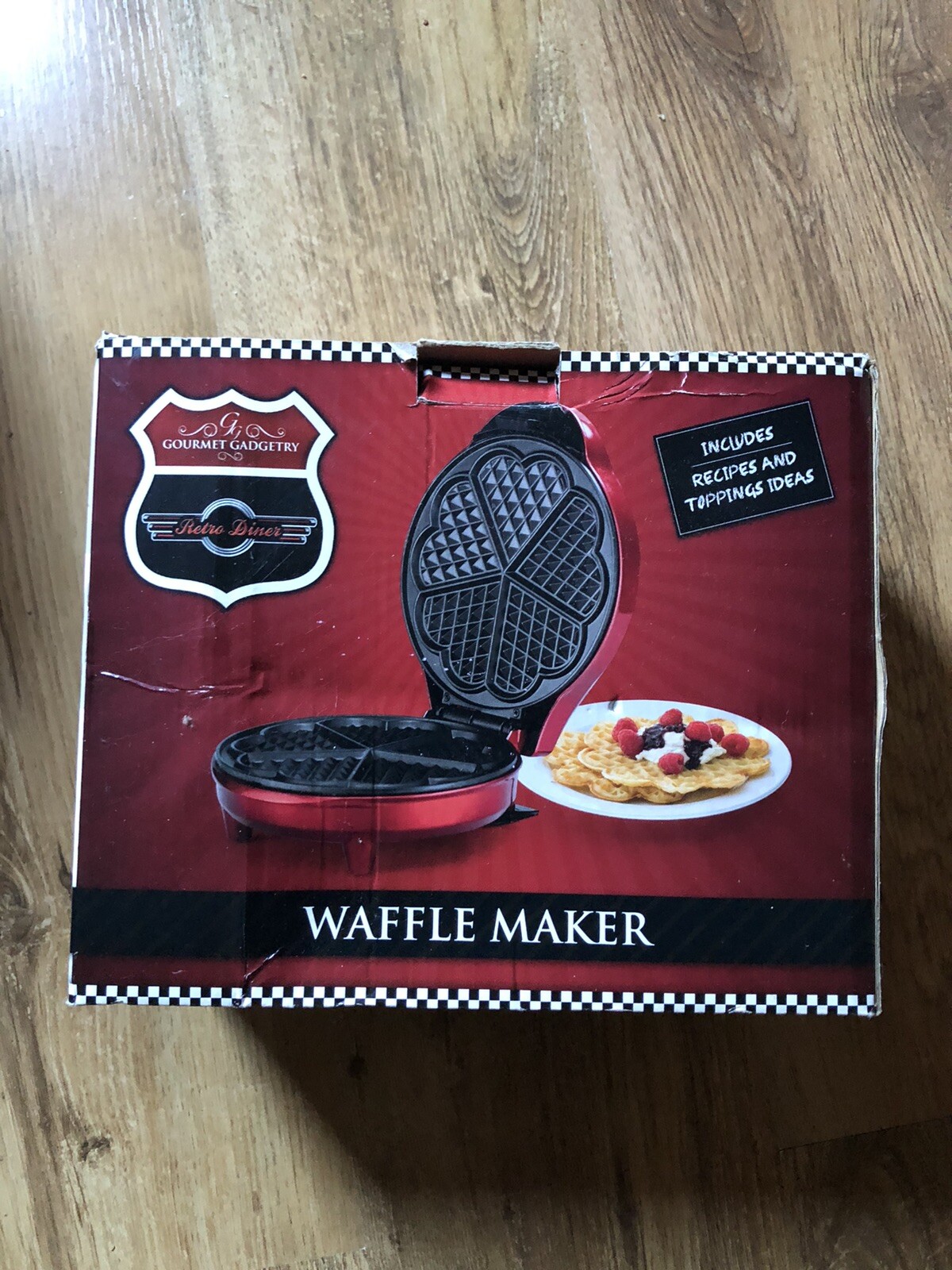 retro diner waffle maker