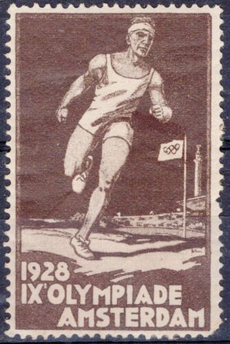 OLYMPIC 1928, AMSTERDAM, CINDERELLA, M NO GUM, VERY NICE! - Picture 1 of 1