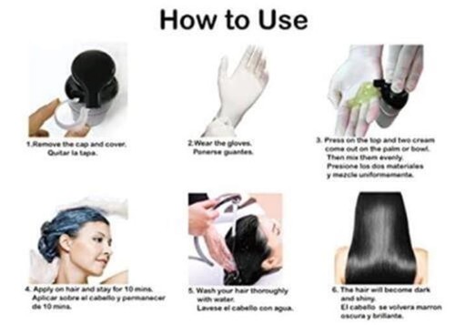 Herbal Black Hair Shampoo 200 Ml Gray Coverage Softness Shine Natural Booster