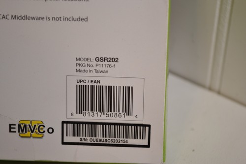IOGEAR Smart Universal Portable USB Common Access Card Reader GSR202 P11176-f - Picture 3 of 3