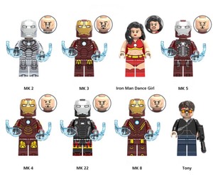 trajes de iron man de lego
