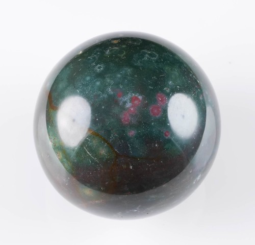 HELIOTROPE BLOODSTONE Crystal Ball Sphere - Extra Large, Gift, Home Decor, E0957 - Picture 2 of 6